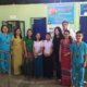 Staff outside the Rose Clinic in Thanlyin, Myanmar.